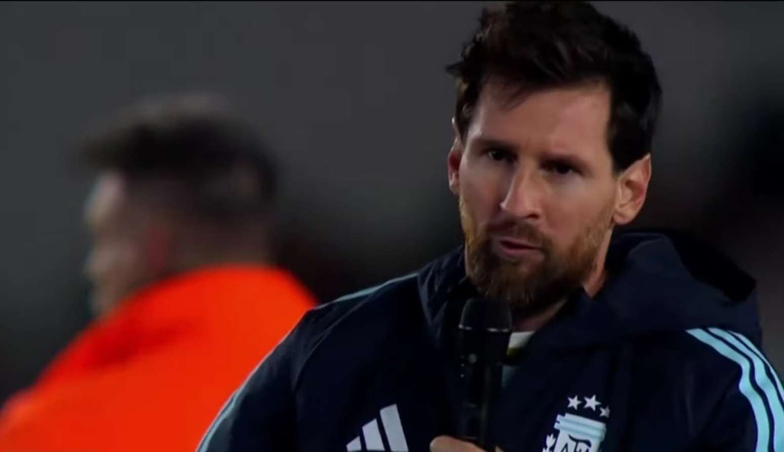 Messi fez discurso emocionado ap&oacute;s despedida pela sele&ccedil;&atilde;o Argentina &ndash;