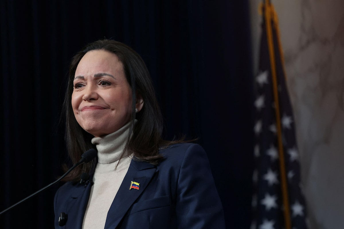 Partido pede fim imediato da inabilitação de María Corina para disputar eleições na Venezuela