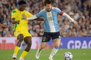 Lionel Messi em amistoso diante de Benin