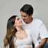 Karen Barrera y Daniel “El Travieso” en sesión de fotos de su embarazo.