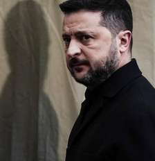 Presidente ucraniano, Volodymyr Zelensky, voltou a entrar na mira de críticas de Donald Trump após nova conversa entre líder americano e o russo Vladimir Putin. (22/09/2026) Foto: © Bing Guan / Reuters / RFI
