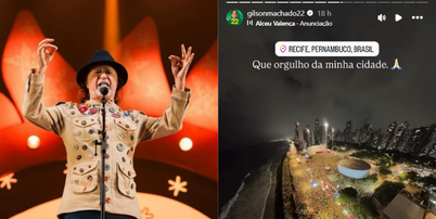 Alceu Valen&ccedil;a repudia uso de 'Anuncia&ccedil;&atilde;o' em v&iacute;deo de ato pr&oacute; Fl&aacute;vio Bolsonaro no Recife Foto: Reprodu&ccedil;&atilde;o/alceuvalenca/gilsonmachado22/Instagram