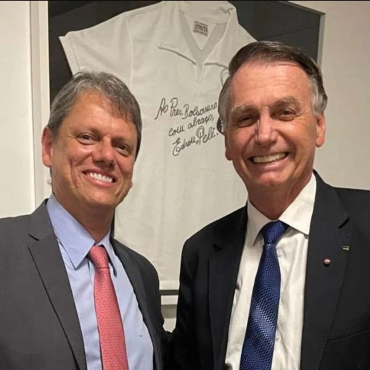 "Tempo da justiça vai chegar", diz Tarcísio sobre Bolsonaro após reeleição