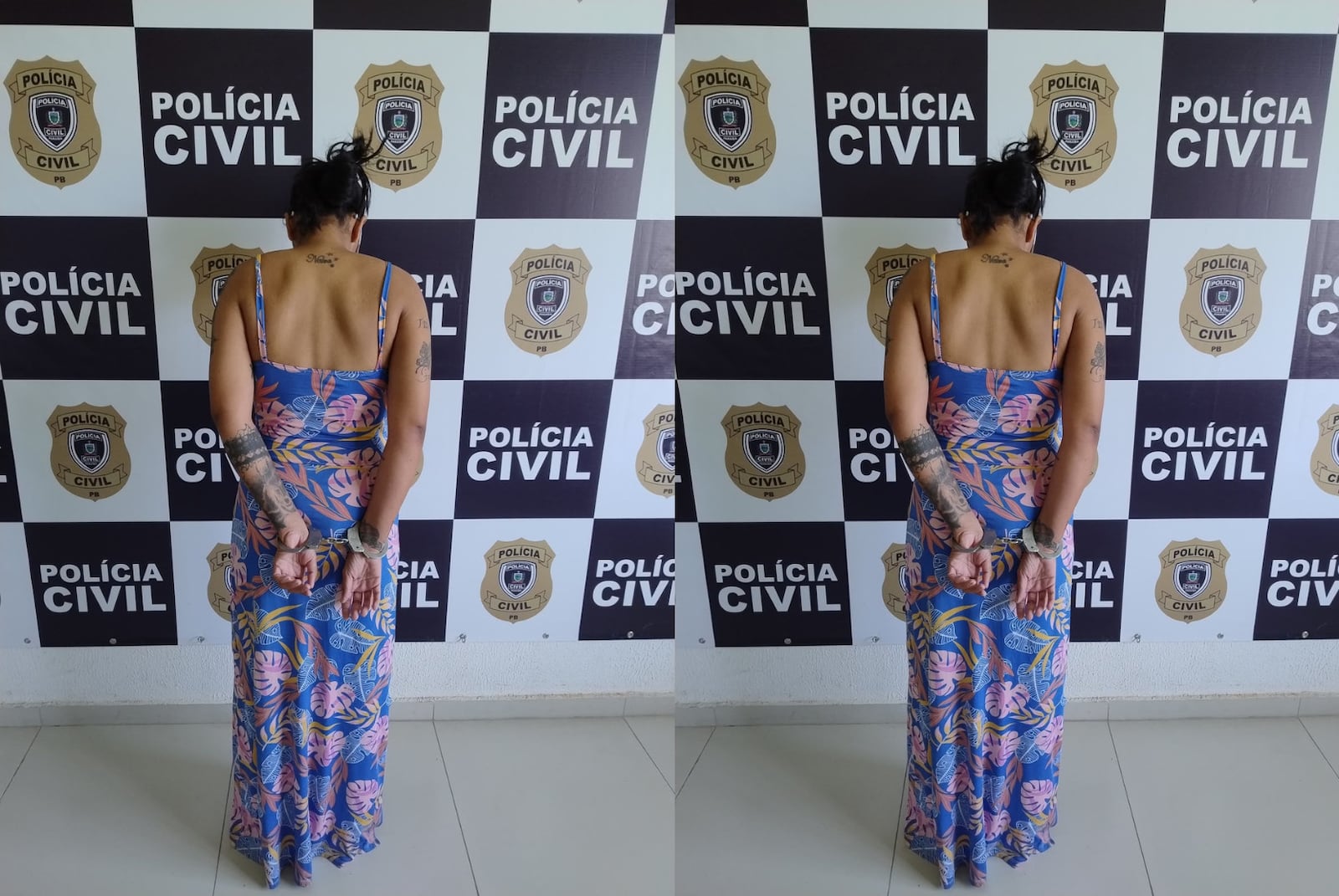 Imagem da matéria: Condenada a nove anos de reclusão por assalto a joalheria é presa em Mangabeira após seis anos foragida