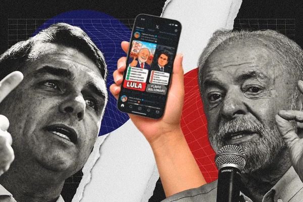 Lula divide verba de campanha entre rua e redes; Flávio foca no digital