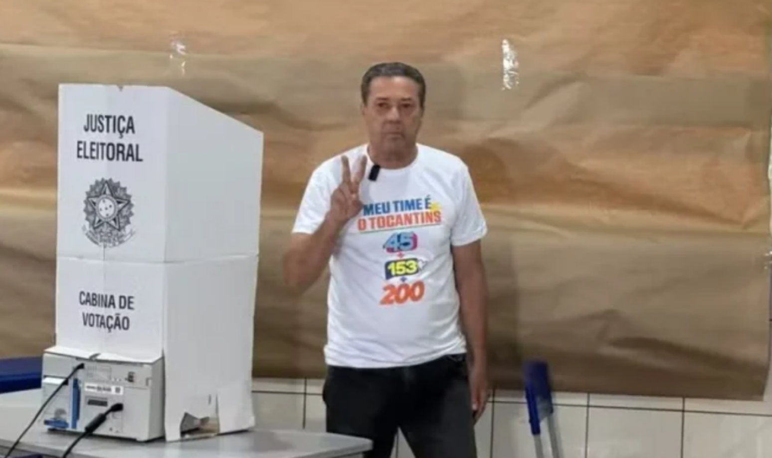 Vanderlei Luxemburgo (Podemos) concorreu ao cargo de Senado Federal pelo Tocantins