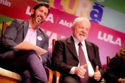 Leandro Grass (PT) e Lula (PT)