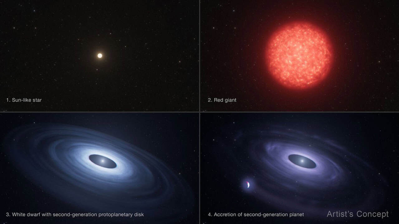 Estrela morta pode estar devorando planeta feito de seus próprios restos