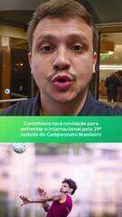 Voz do Setorista: Corinthians tem novidade para enfrentar o Internacional