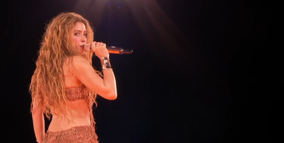 Shakira em apresenta&ccedil;&atilde;o em Copacabana Foto: Reprodu&ccedil;&atilde;o/TV Globo