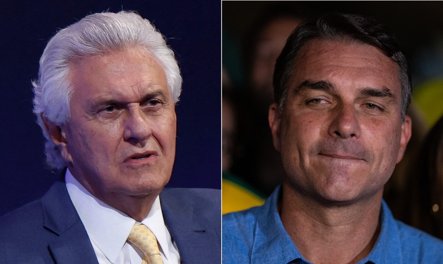 Como Caiado vai explicar apoio a Flávio Bolsonaro depois de chamá-lo de ladrão